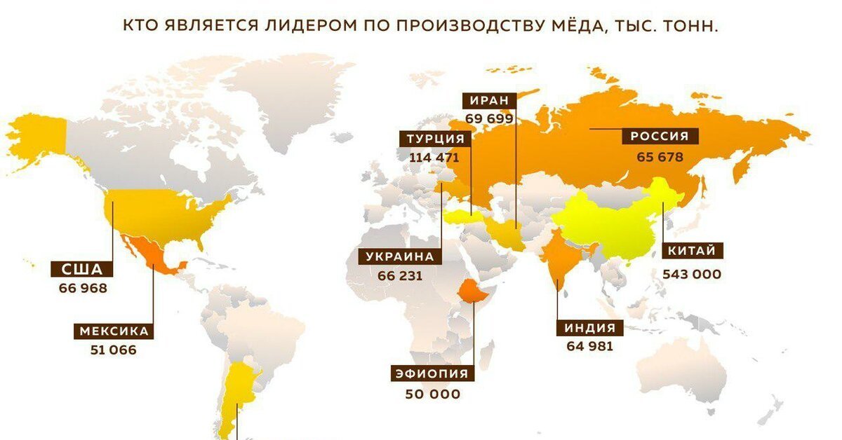 Где россия лидер. Производство мёда в мире по странам. Пчеловодство страны Лидеры по производству. Лидеры по производству меда в мире. Страны производители пчеловодства в мире.