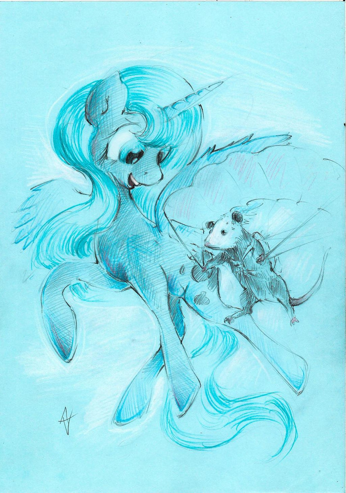 Учимся летать My Little Pony, Princess Luna, MLP Tiberius