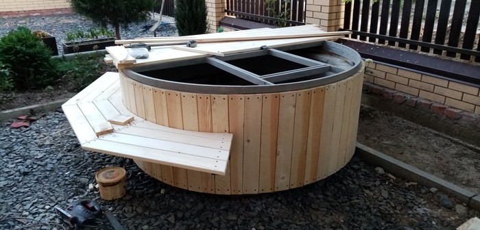 Недорого, не сложно, и смотрится приятно Колодец, Деревянный, Обшивка, Бетон, Длиннопост