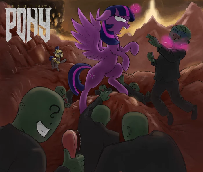 Twolot Ultimate - My little pony, Twilight sparkle, Doom, Anonymous