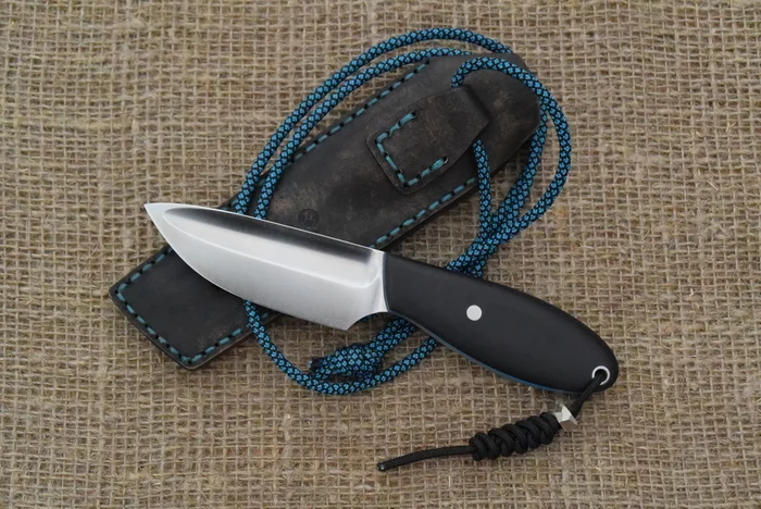 Picker in black - My, Knife, Handmade, Longpost