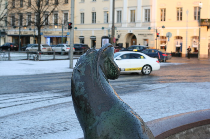 Фонтан в Хельсинки