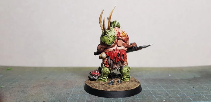 Дедушка будет доволен - Моё, Wh miniatures, Warhammer 40k, Нургл, Длиннопост