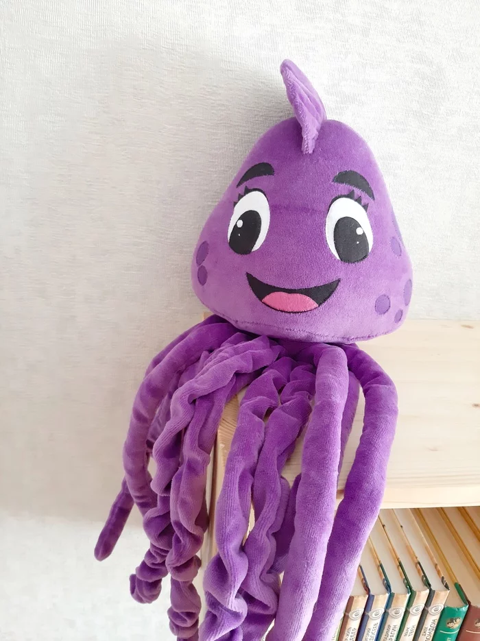 My jellyfish - My, Soft toy, Needlework without process, Needlework, Longpost, Jellyfish