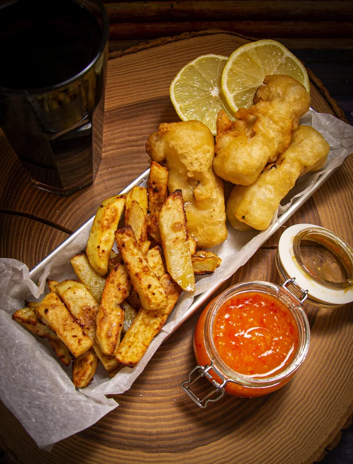 Fish' n chips. Ничего лишнего - Моё, Еда, Рецепт, Кулинария, Рыба, Пиво, Вкусно, Dinoburger, Длиннопост