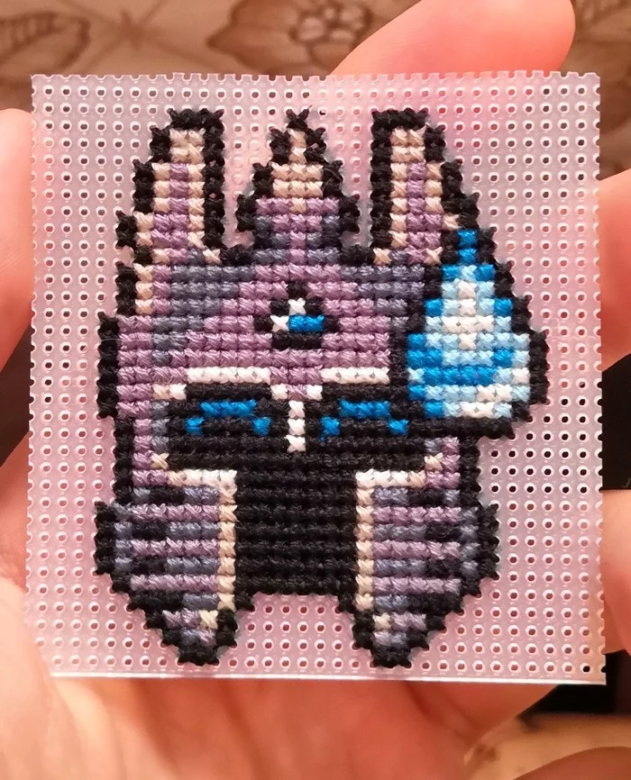 A few more references to the World of Warcraft) - My, Cross-stitch, Embroidery, Warcraft, Longpost, Needlework without process