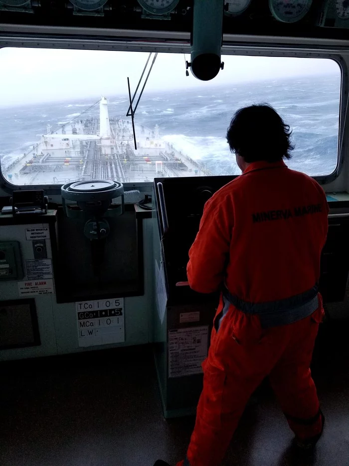 Blocked the horizon - My, Sea, Sailors, Storm, Ocean, The photo