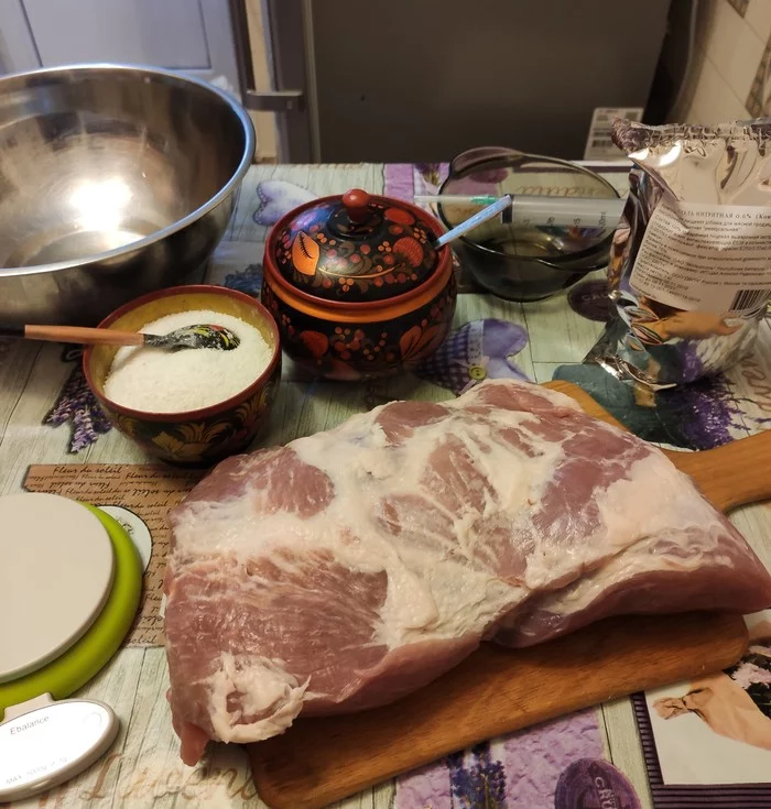 Ham Voronezh - My, Pork, Ham, Ham, Longpost, Recipe, Cooking, Food, Cook at home