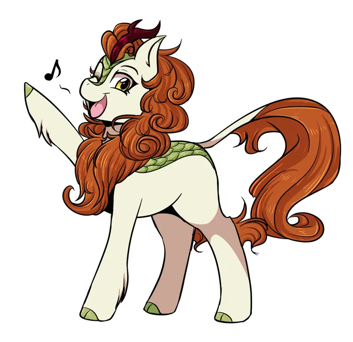 Shall we sing? - My little pony, PonyArt, MLP Kirin, Autumn blaze