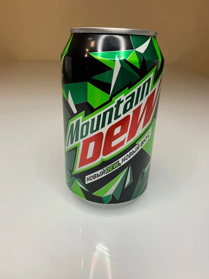 MTN Dew новый Dew. Вкус забытого детства ? - Моё, Обзор, Mountain Dew, Интересное, Новое, Критика, Видео, Длиннопост