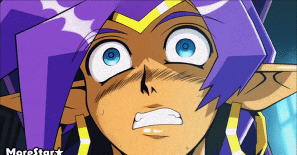 Shantae in Horror - My, Shantae, Games, Anime, GIF