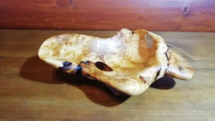 Birch suvel bowl - My, Thread, Wood carving, Bowl, Souvel, With your own hands, Video, Longpost