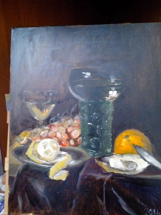 Still life - My, Beginner artist, Artist, Still life, Painting, Drawing, Painting, Oil painting, I paint like a nerd