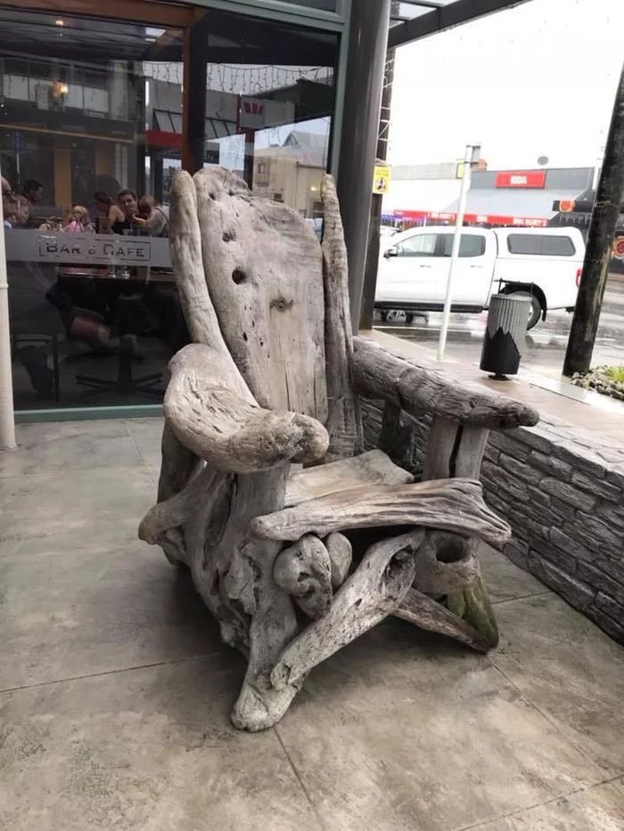 Fin Throne - Throne, Chair, Armchair, Crafts, Tree, Fin