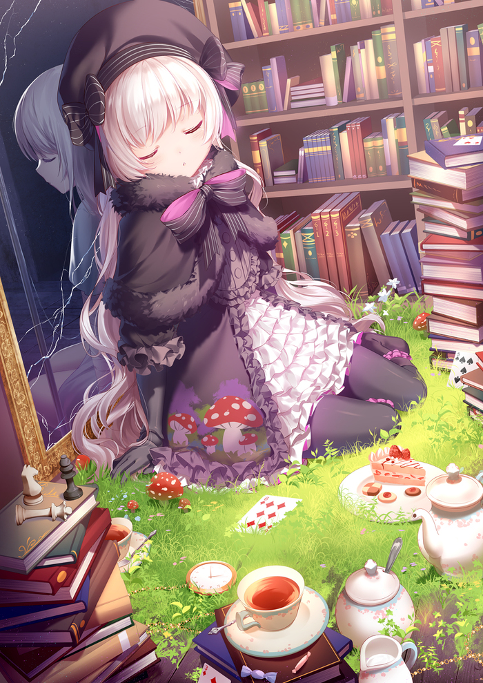  hanakeda(hanada shiwo) Anime Art, , Fate, Fate-extra, Hanakeda, Loli, Nursery Rhyme