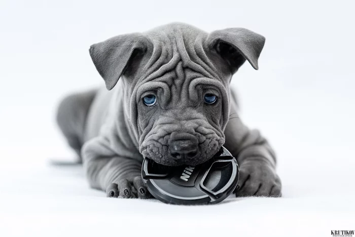 He chose Nikon - My, Dog, Puppies, Thai Ridgeback, Animalistics, The photo, Nikon D750