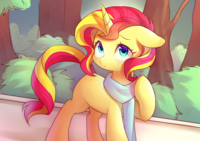  My Little Pony, Ponyart, Sunset Shimmer, Leafywind