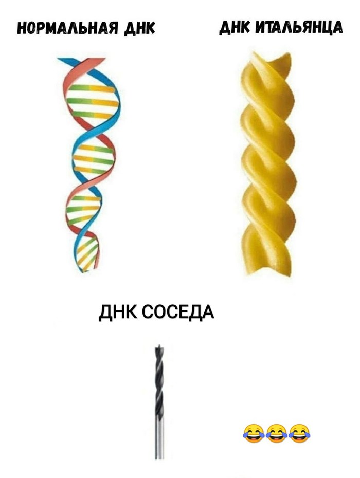 А какая ДНК у тебя? - Юмор, ДНК, Картинка с текстом