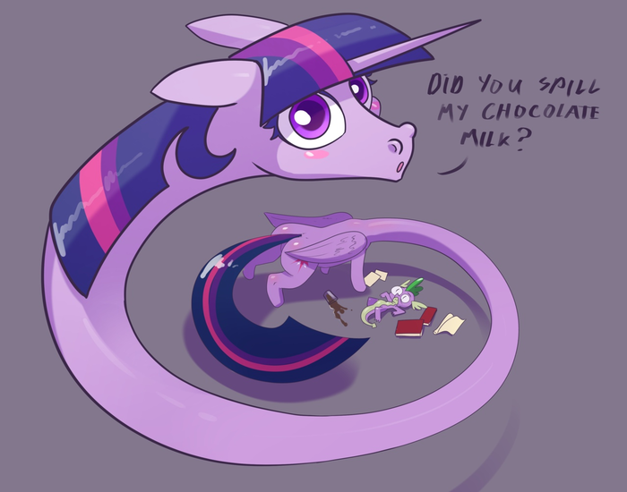     ? My Little Pony, Twilight Sparkle, Spike, Underpable