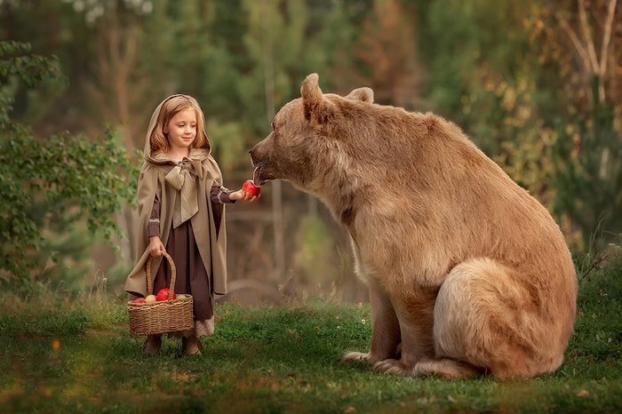 Маша и Медведь Медведь, Дети, Фотосессия, Фотография, Длиннопост