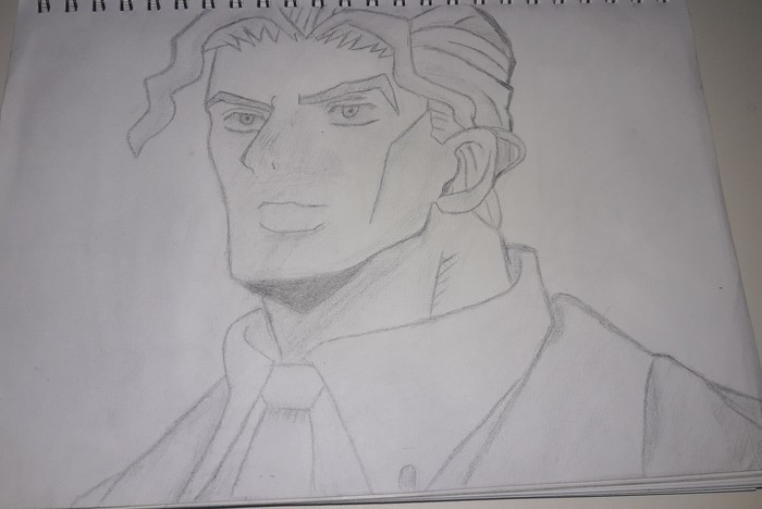 I tried to draw Kira - My, Jojos bizarre adventure, Yoshikage Kira, Drawing