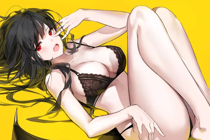 Oh ~ - NSFW, Аниме, Арт, Anime Art, Original Character, Девушки, Рисованная эротика, Грудь, Нижнее белье