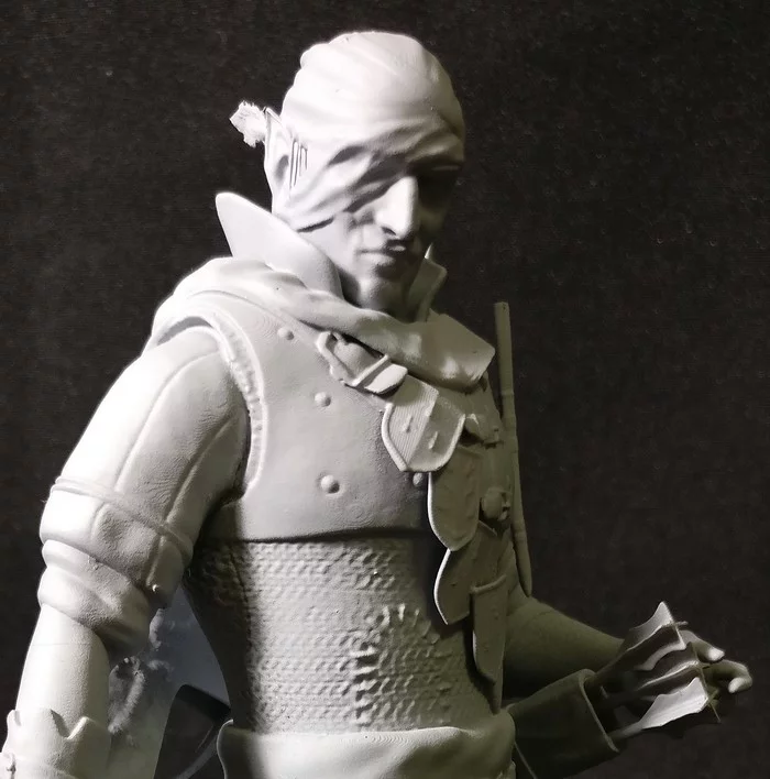 Йорвет. Печать модели - Моё, Zbrush, Йорвет, Ведьмак, 3D принтер, 3D моделирование, Авторская игрушка, Видео, Длиннопост