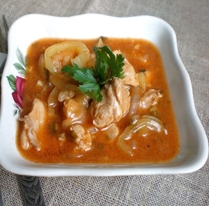 Как приготовить: Гуляш из курицы