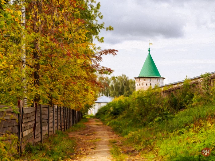 Western tower of the monastery - My, The photo, Ipatiev Monastery, Kostroma, Monastery, Tower