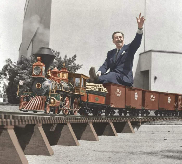 Walt Disney Railroad - Railway, Walt Disney, Longpost, Railway modeling, Video, Narrow gauge, USA