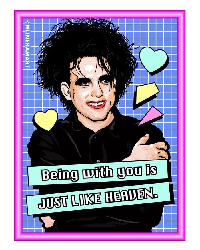Post #7227684 - February 14 - Valentine's Day, Postcard, The Cure, The Sisters of mercy, Valentine, Rock, Longpost