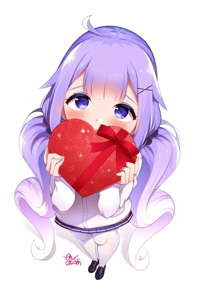 Unicorn - Anime, Anime art, Azur lane, Hms Unicorn, February 14 - Valentine's Day