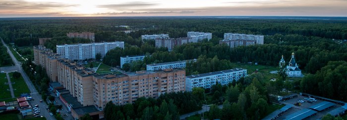 Маленький город О - Моё, Мобильная фотография, Закат, Город