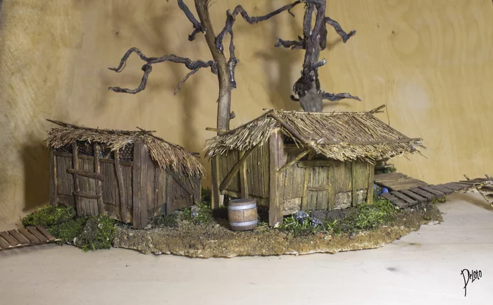 Hla Oad. - My, The elder scrolls, Needlework without process, Diorama, Games, Computer games, Retro Games, The Elder Scrolls III: Morrowind, Handmade, Longpost