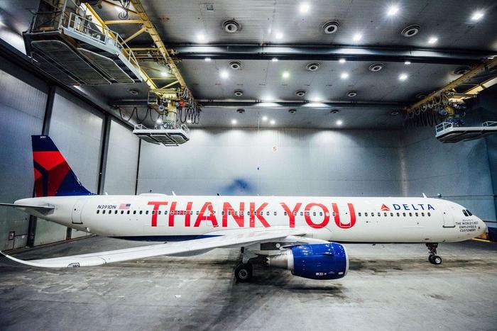 Thank you from Delta Air Lines - Aviation, Delta Air Lines, Age, Holidays, Bonuses, Congratulation, Video, Longpost