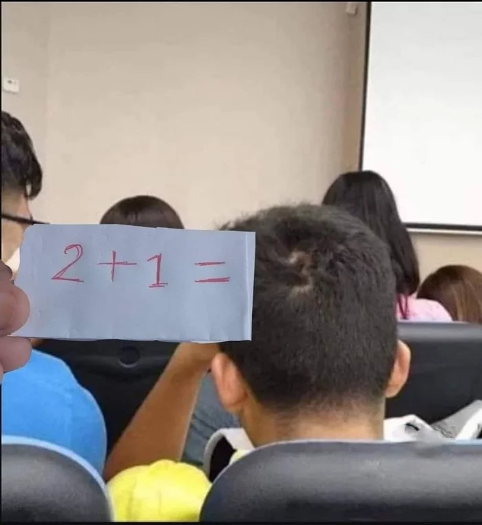 New level of mathematics... - Humor, Mathematics, Head, Прическа, The photo, School