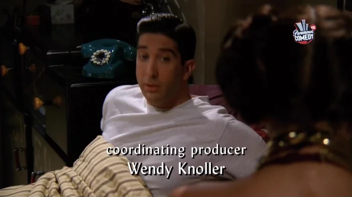 What is a telephone device? - Serials, Friends, TV series Friends, Storyboard, Jennifer Aniston, David Schwimmer