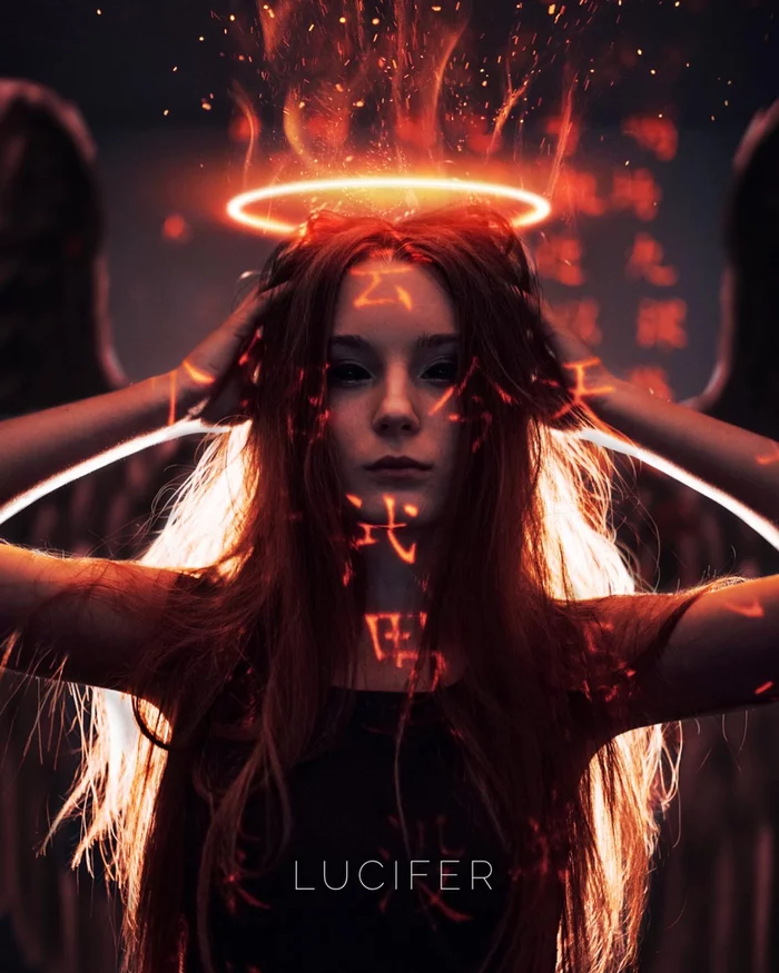 Luminiferous - My, Hell, The photo, Beautiful girl, Demon, Devil