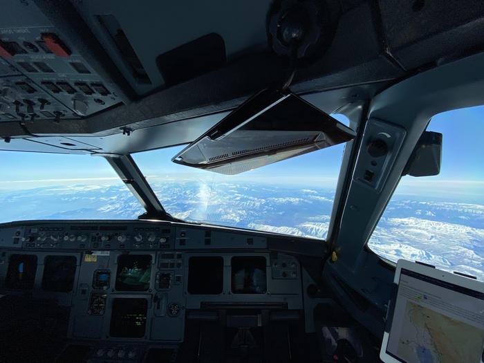 По пути в Дубай Авиация, Полет, Самолет, Airbus, Путешествия, Работа, Длиннопост, Видео