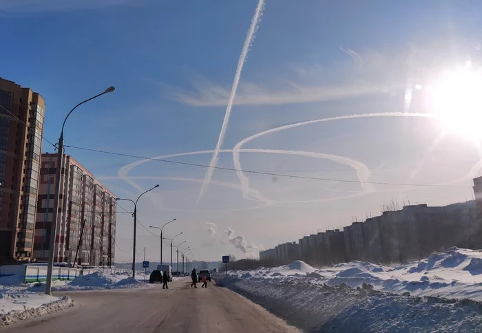 A-anarchy - My, Novosibirsk, Got lost, Sky, The photo