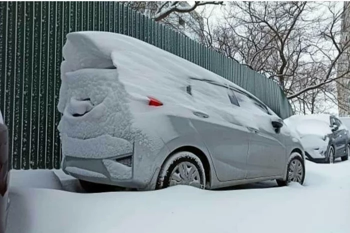 When nature shows how it should be - Snow, Aerodynamics, Wind, Car