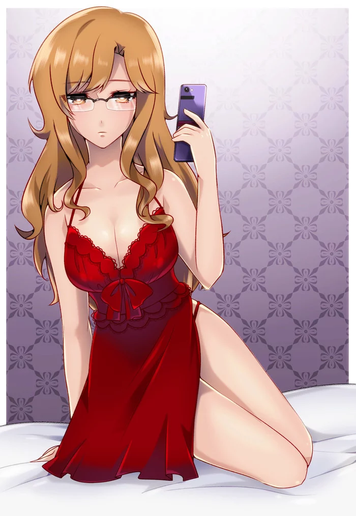 Selfie - NSFW, Steins gate, Kiryuu moeka, Anime art, Anime, Visual novel