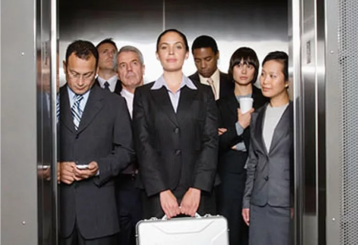 Elevator etiquette - My, Elevator, Etiquette, Men and women