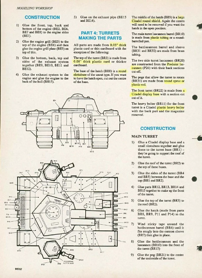 Baneblade своими руками - Warhammer 40k, Old Warhammer, Games Workshop, Гайд, Своими руками, Танки, Длиннопост