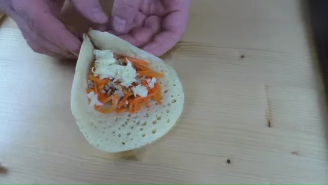 Арабские блинчики с сытной начинкой Кулинария, Еда, Рецепт, Масленица, Другая кухня, Вкусно, Видео, Длиннопост, Блины