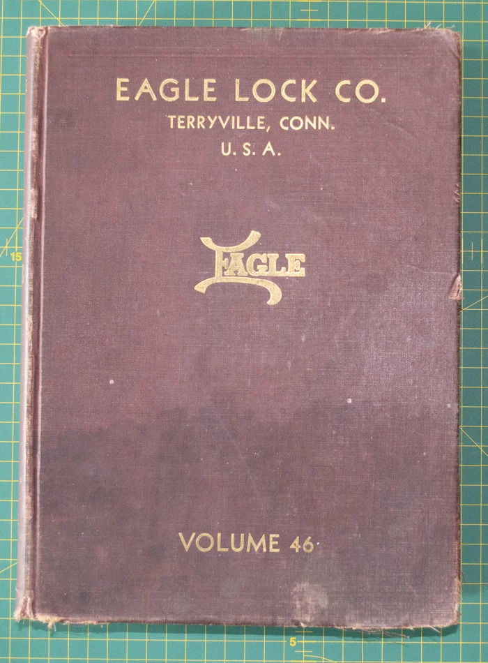 Каталог замкОв EAGLE LOCK CO Volume 46 1930+ США - Моё, Каталог, Антиквариат, Книги, Замок, Ключи, Скобянка, Длиннопост