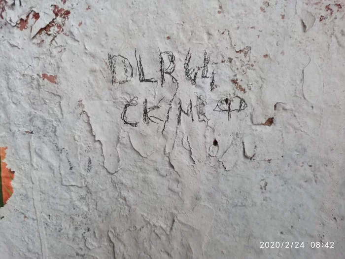 Graffiti on the walls - NSFW, My, Drugs, Drug fight, Saratov