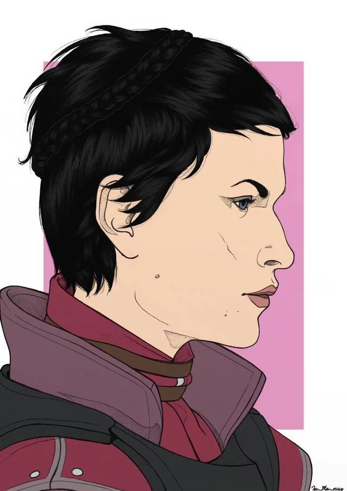 Cassandra Pentaghast - Dragon Age Inquisition, Кассандра Пентагаст, Рисунок