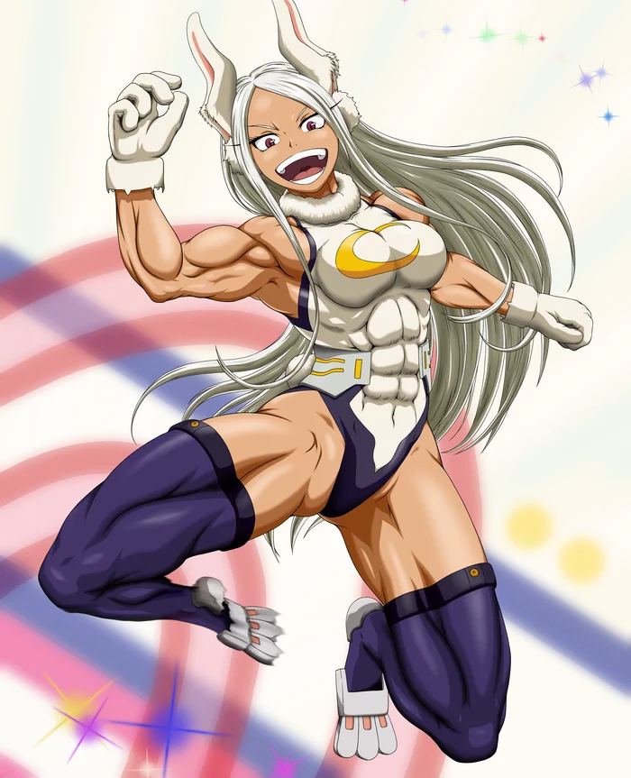 Miruko - Арт, Крепкая девушка, Miruko, Boku no Hero Academia, Аниме, Anime Art