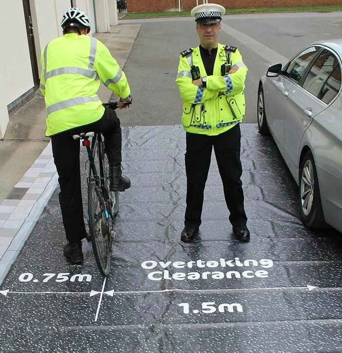 Safety first - A bike, Safety, England, Driver, Violation of traffic rules, From the network